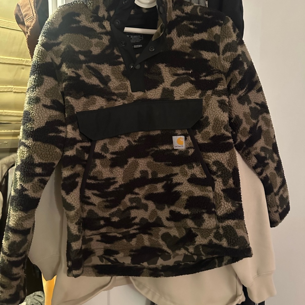 Carhartt Camo Fleece Pullover